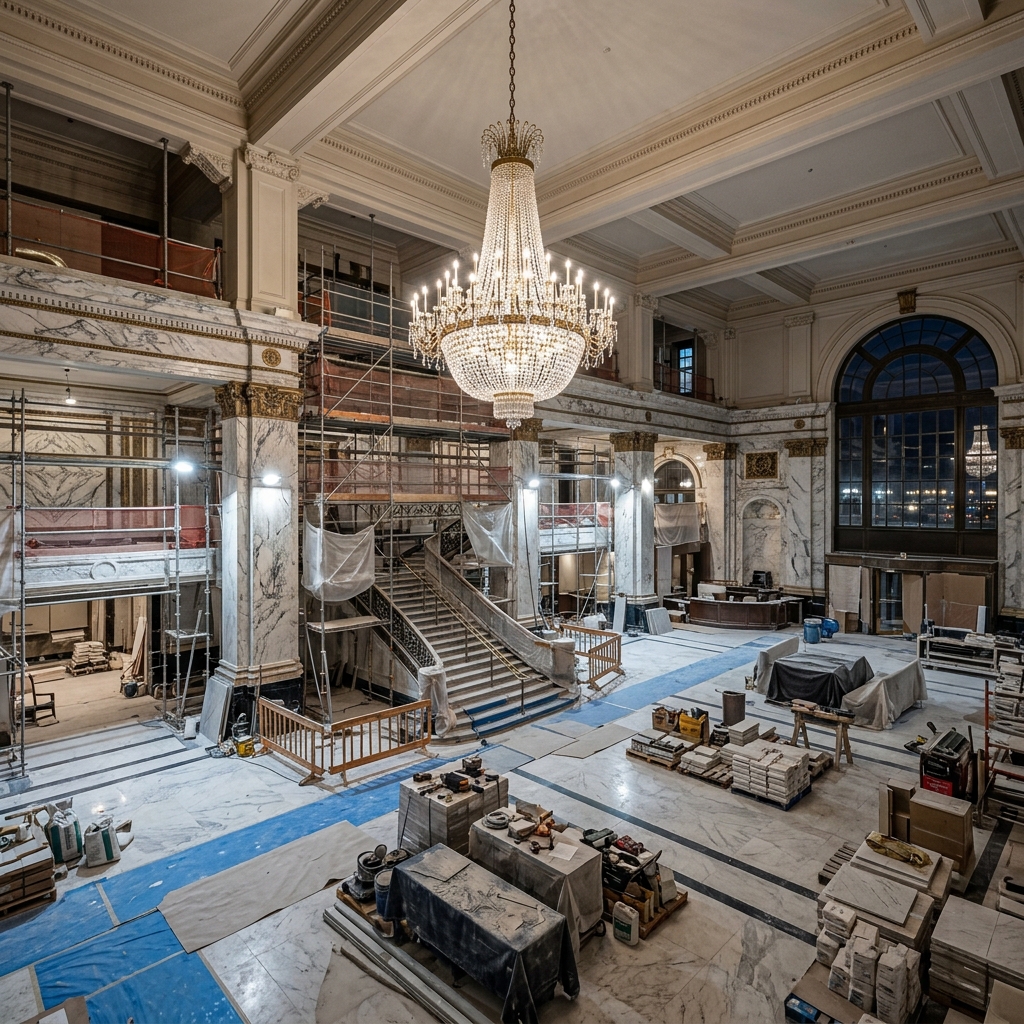 Luxury Hotel Lobby